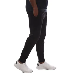 C.P. Company Diagonal Raised Fleece Lens Sweatpants in Black