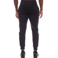 C.P. Company Diagonal Raised Fleece Lens Sweatpants in Navy