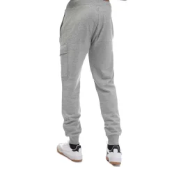 C.P. Company Diagonal Raised Fleece Cargo Sweatpants in Grey
