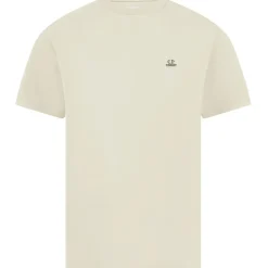 C.P. Company Embroidered Logo T-Shirt in White