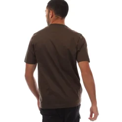 C.P. Company Mercerized Jersey Twisted Small Logo T-Shirt in Green