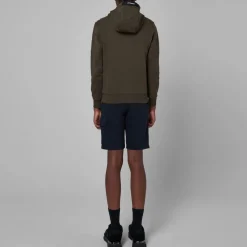 C.P. Company Micro Lens Fleece Shorts in Blue