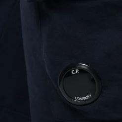 C.P. Company Micro Lens Fleece Shorts in Blue