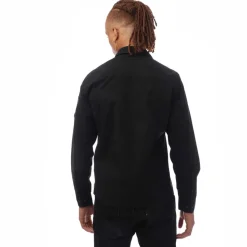 C.P. Company Organic Gabardine Zip Overshirt in Black
