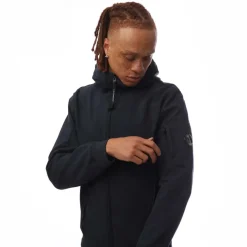 C.P. Company Shell-R Hooded Jacket in Navy