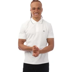 C.P. Company Stretch Piquet Polo Shirt in White
