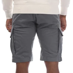 C.P. Company Stretch Sateen Cargo Shorts in Grey