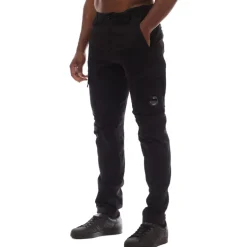C.P. Company Stretch Sateen Cargo Lens Pants in Black