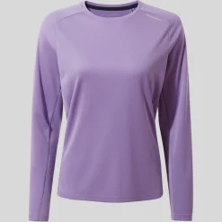 Craghoppers Dynamic Pro Regular Fit Crew Neck T-Shirt in Purple
