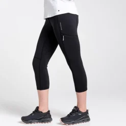 Craghoppers Dynmc Crop Trousers in Black