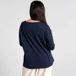 Craghoppers Forres Ls Top in Blue