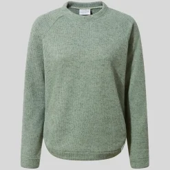 Craghoppers Nessa Hooded Relaxed Fit Sweatshirt in Green