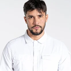 Craghoppers Nl Adv Ls Shirt in White