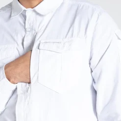Craghoppers Nl Adv Ls Shirt in White