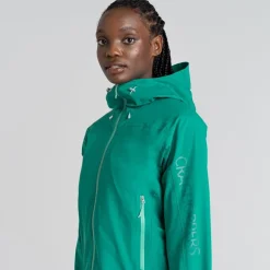 Craghoppers Olesia Hooded Rain Jacket in Green