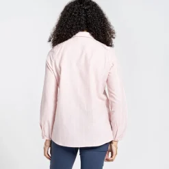 Craghoppers Relaxed Fit Long Sleeve Shirt in Pink