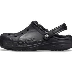 Crocs Baya Lined Clogs in Black