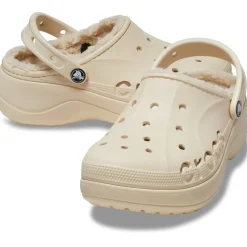 Crocs Baya Printed Clogs in White