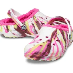 Crocs Classic Lined Clogs in Pink