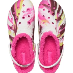 Crocs Classic Lined Clogs in Pink
