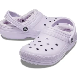 Crocs Classic Lined Clogs in Purple