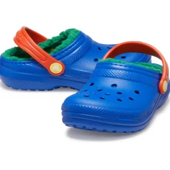 Crocs Classic Lined Mules in Blue