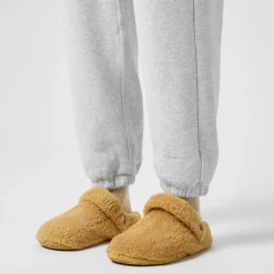 Crocs Classic Mules Flat Heel Slippers in Beige