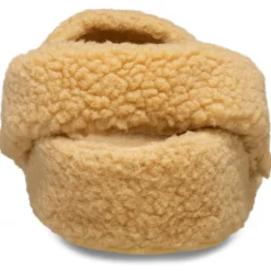 Crocs Classic Mules Flat Heel Slippers in Beige