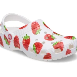 Crocs Classic Strawberry Clog in Red