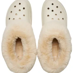 Crocs Crush Platform Clog Mules in Cream
