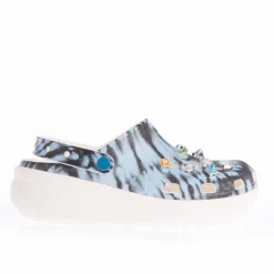 Crocs Juniors Cutie Crush Lil Rebel Clogs in Multi colour