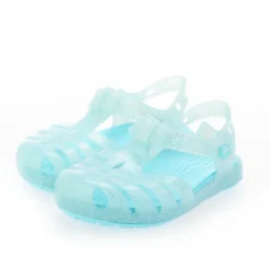 Crocs Kids Isabella Glitter Sandal in Turquoise