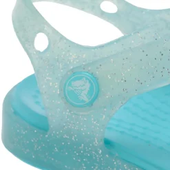Crocs Kids Isabella Glitter Sandal in Turquoise
