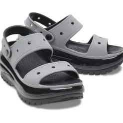 Crocs Mg Crsh Wedge Slides in Black