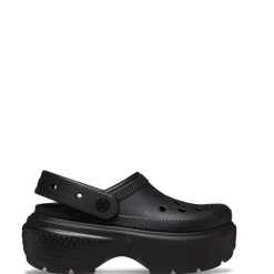 Crocs Platform Mules in Black