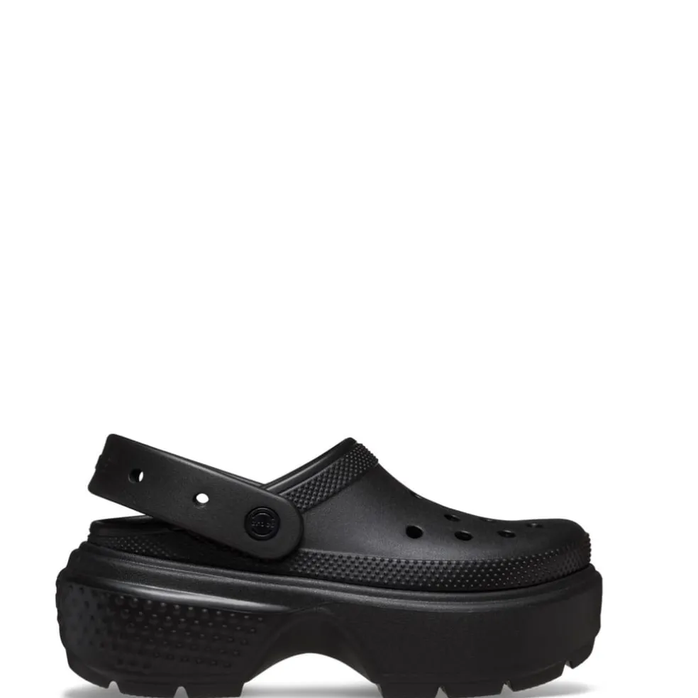 Crocs Platform Mules in Black