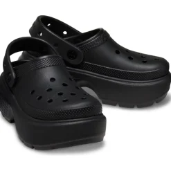 Crocs Platform Mules in Black