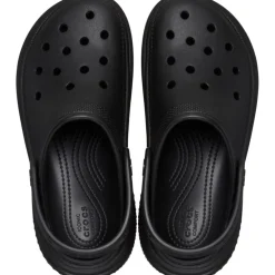Crocs Platform Mules in Black