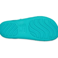 Crocs Princess Flatform Little Mermaid Sandals in Blue