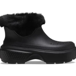 Crocs Stomp Lnd Winter Platform Boots in Black