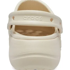 Crocs Womens Baya Platform Clog in Cream