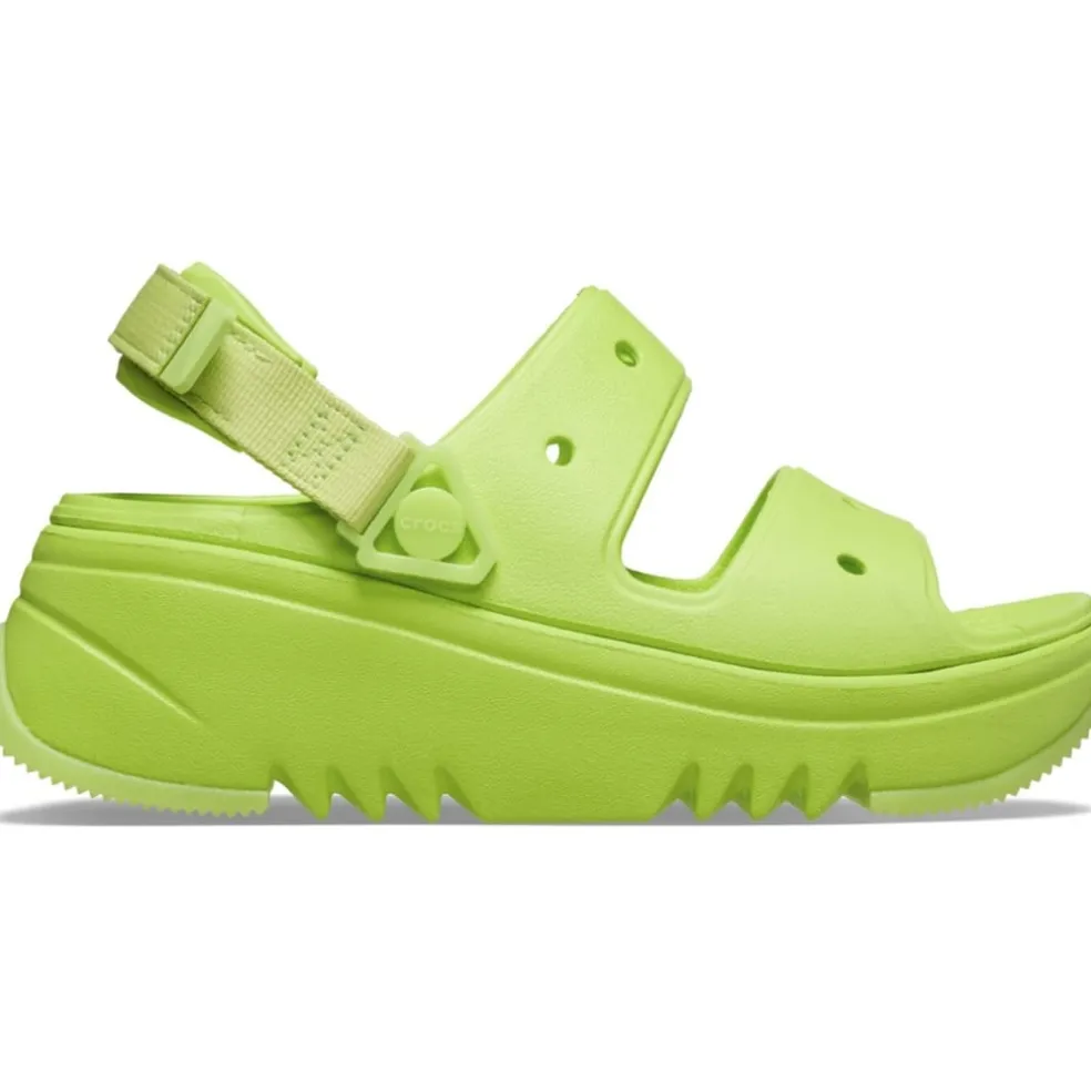 Crocs Xscape Flatform Sandals in Green
