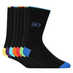 Crosshatch 7 Pack of Farrango Sport Socks in Multi colour