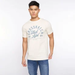 Crosshatch 7 Pack of Rapmoore T-Shirts in Multi colour