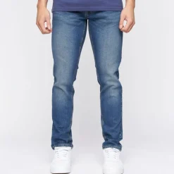 Crosshatch Buraca Slim-Fit Jeans in Blue