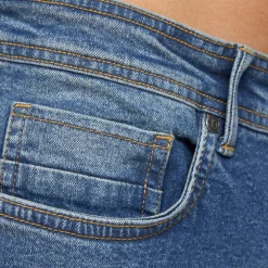 Crosshatch Buraca Slim-Fit Jeans in Blue