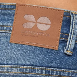 Crosshatch Buraca Slim-Fit Jeans in Blue