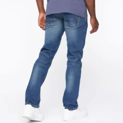 Crosshatch Cadman Straight-Fit Jeans in Blue
