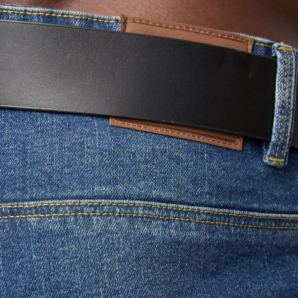 Crosshatch Cadman Straight-Fit Jeans in Blue