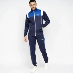 Crosshatch Chinooks Tracksuit in Blue